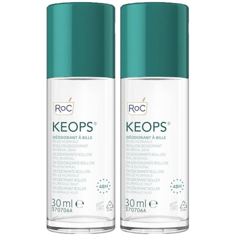 Keops Déodorant à Bille Lot de 2 x 30 ml | ROC