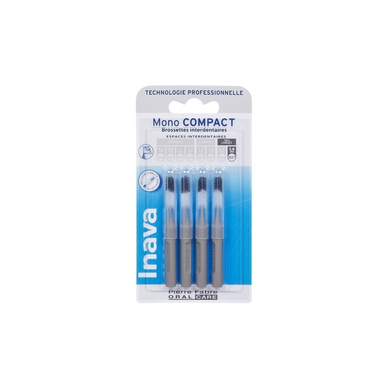 Inava Mono Compact brossettes interdentaires ISO 7 2,6 mm x4