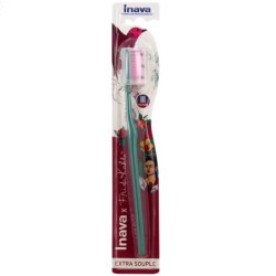 Inava brosse à dents extra souple 15/100 Édition Frida Kahlo