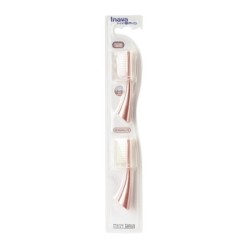 Inava Hybrid brossettes de rechange sensibilité rose x2