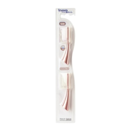 Inava Hybrid brossettes de rechange sensibilité rose x2