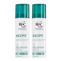 Keops Déodorant Spray Fraîcheur, lot de 2 x 100 ml