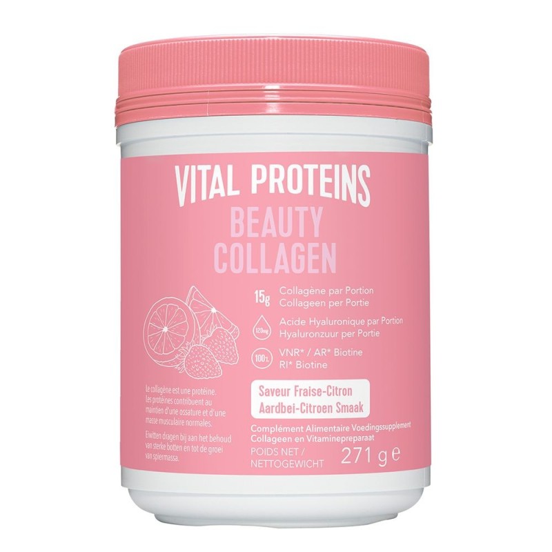 Vital Proteins Beauty Collagen Fraise Citron 271 g
