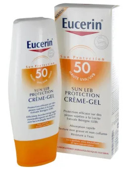 Sun leb protection creme gel spf 50 allergie solaire 150ml