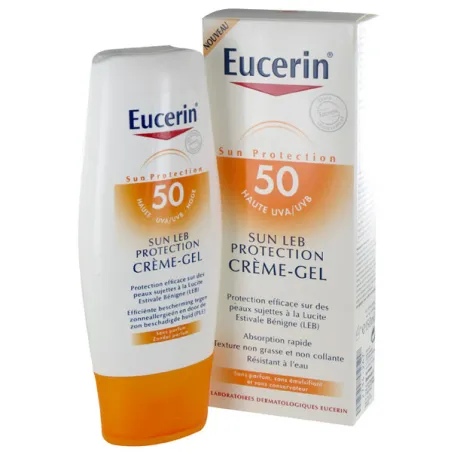 Sun leb protection creme gel spf 50 allergie solaire 150ml
