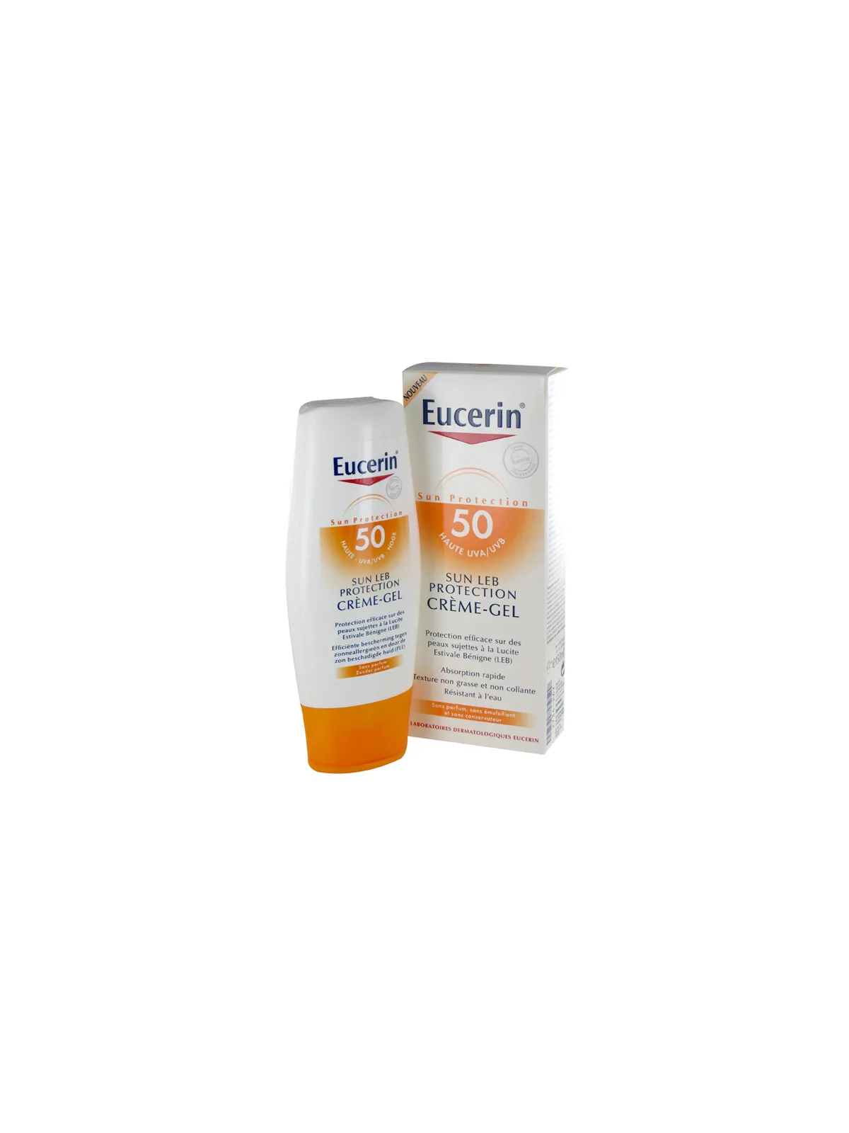 Sun leb protection creme gel spf 50 allergie solaire 150ml