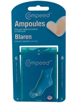 Pansements ampoules petit format 6 pansements