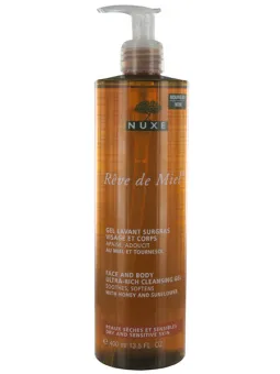 Reve de miel gel lavant surgras px seches 400ml