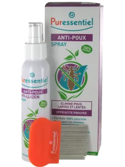 Puressentiel spray anti-poux 100ml+peigne