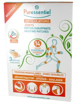Puressentiel articulations patchs chauffants 3 patchs