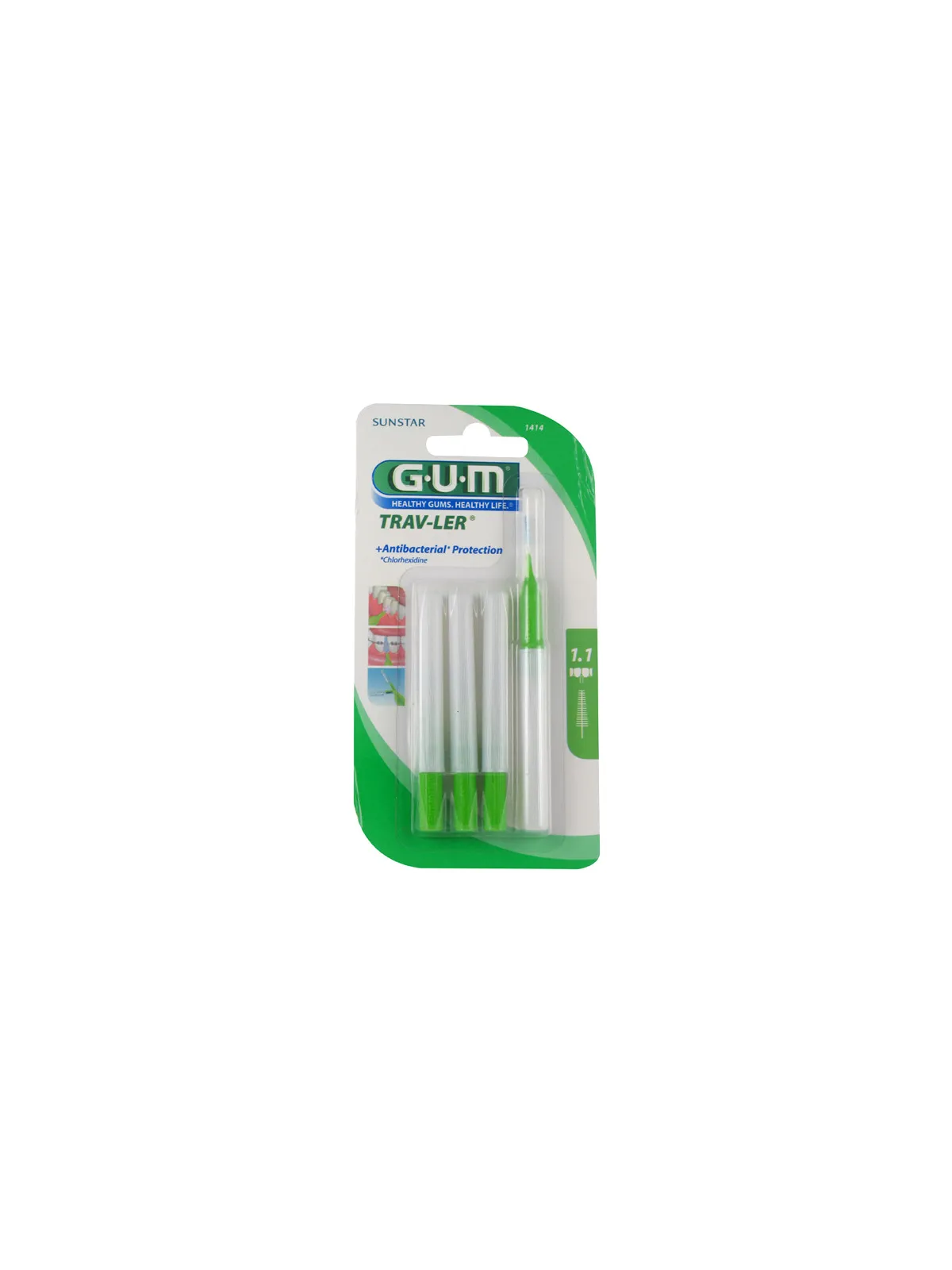 Trav-ler brossettes interdentaires 1,1 mm 4 brossettes