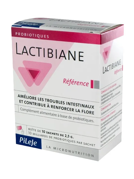 Lactibiane reference 10 milliards de probiotiques/sachet 10 sach