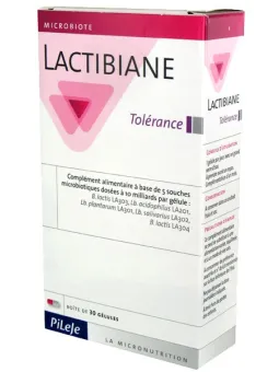 Lactibiane tolerance 10 milliards de probiotiques/gel 30 gel.