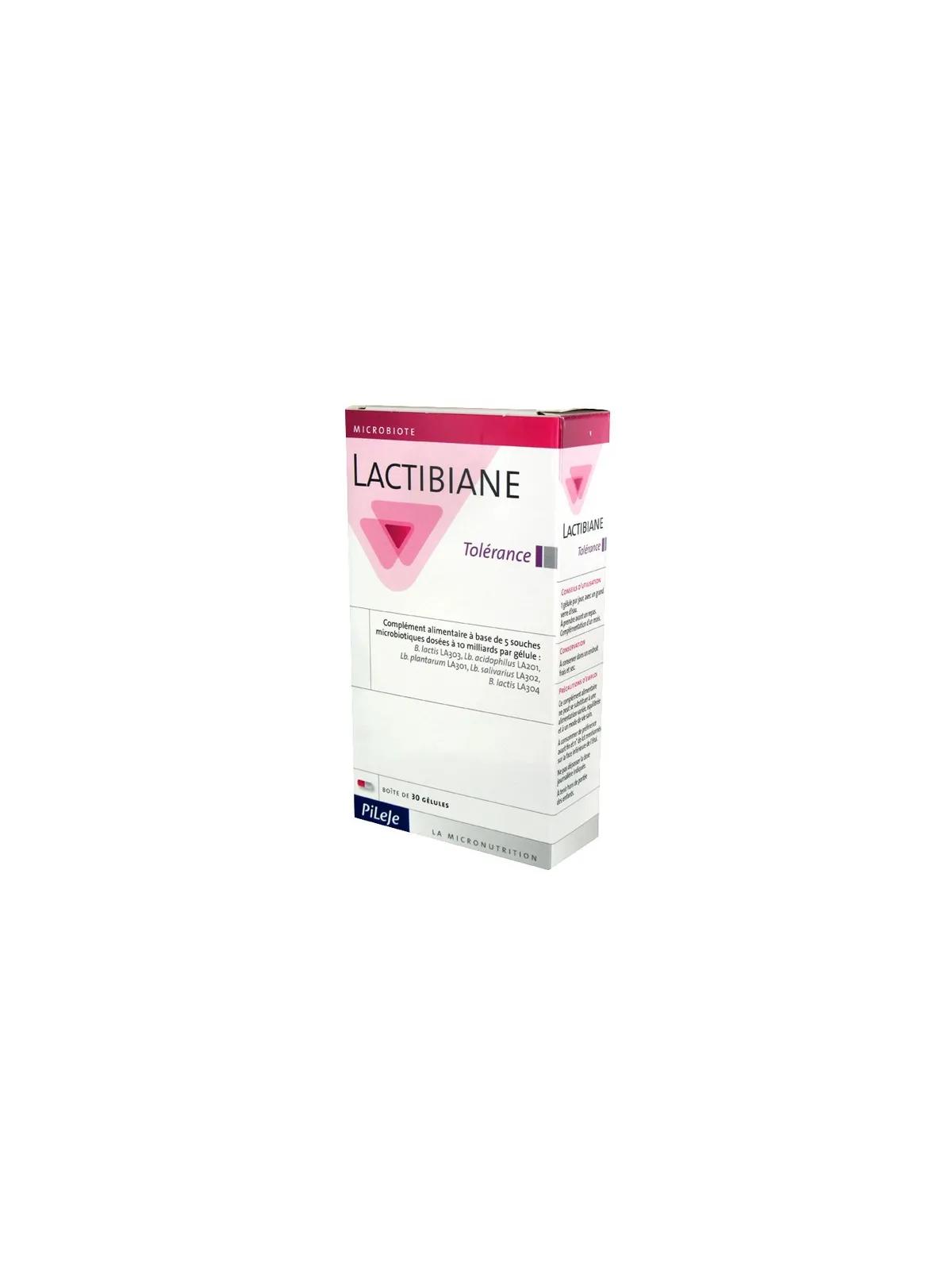 Lactibiane tolerance 10 milliards de probiotiques/gel 30 gel.